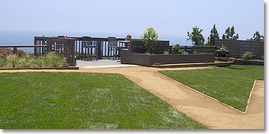 Deck overlooking ocean is hand built and stained. All paths are decomposed granite.