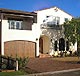 Mar Vista brick drive and entry walk with sustainable front yard.